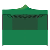 Tenda / Gazebo Per Giardino 3X3 Impermeabile Tendone Pieghevole Per Fiere E Mercati Colore Verde