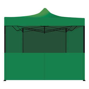 Tenda / Gazebo Per Giardino 3X3 Impermeabile Tendone Pieghevole Per Fiere E Mercati Colore Verde