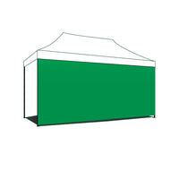 Telo laterale per gazebo da giardino 3X4,5 M. Telo con velcro vari colori verde