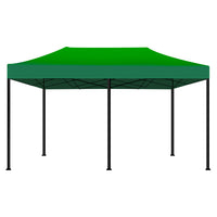 Kebon Tenda / Gazebo Per Giardino 3X6 Mt Impermeabile Tendone Pieghevole Per Fiere E Mercati  Colore Verde