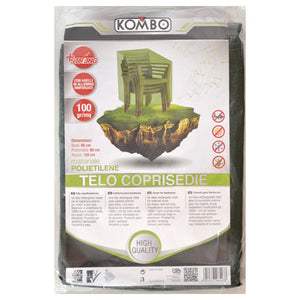 Telo copri sedia da giardino con anelli rinforzati super resistente, 66x80x120cm