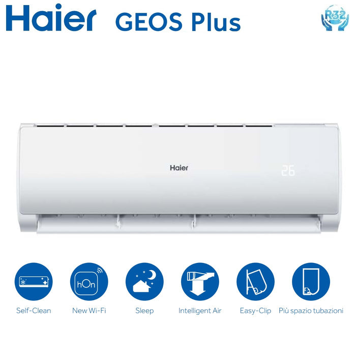 Climatizzatore Condizionatore Haier Dual Split Inverter serie REVIVE 9+9 con 2U50MEFFRA R-32 Wi-Fi Integrato 9000+9000