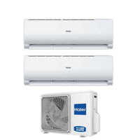 Climatizzatore Condizionatore Haier Dual Split Inverter serie REVIVE 9+9 con 2U50MEFFRA R-32 Wi-Fi Integrato 9000+9000