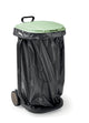 SACK TROLLEY RECO, carrello in PLASTICA RICICLATA,per raccolta erba,fogliame,rifiuti,con coperchio e ruote,made in Italy