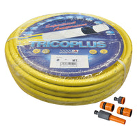 TUBO 'TRICOPLUS' CON RACCORDI mm 15 x 15 mt. 5/8 + kit raccordi MTP