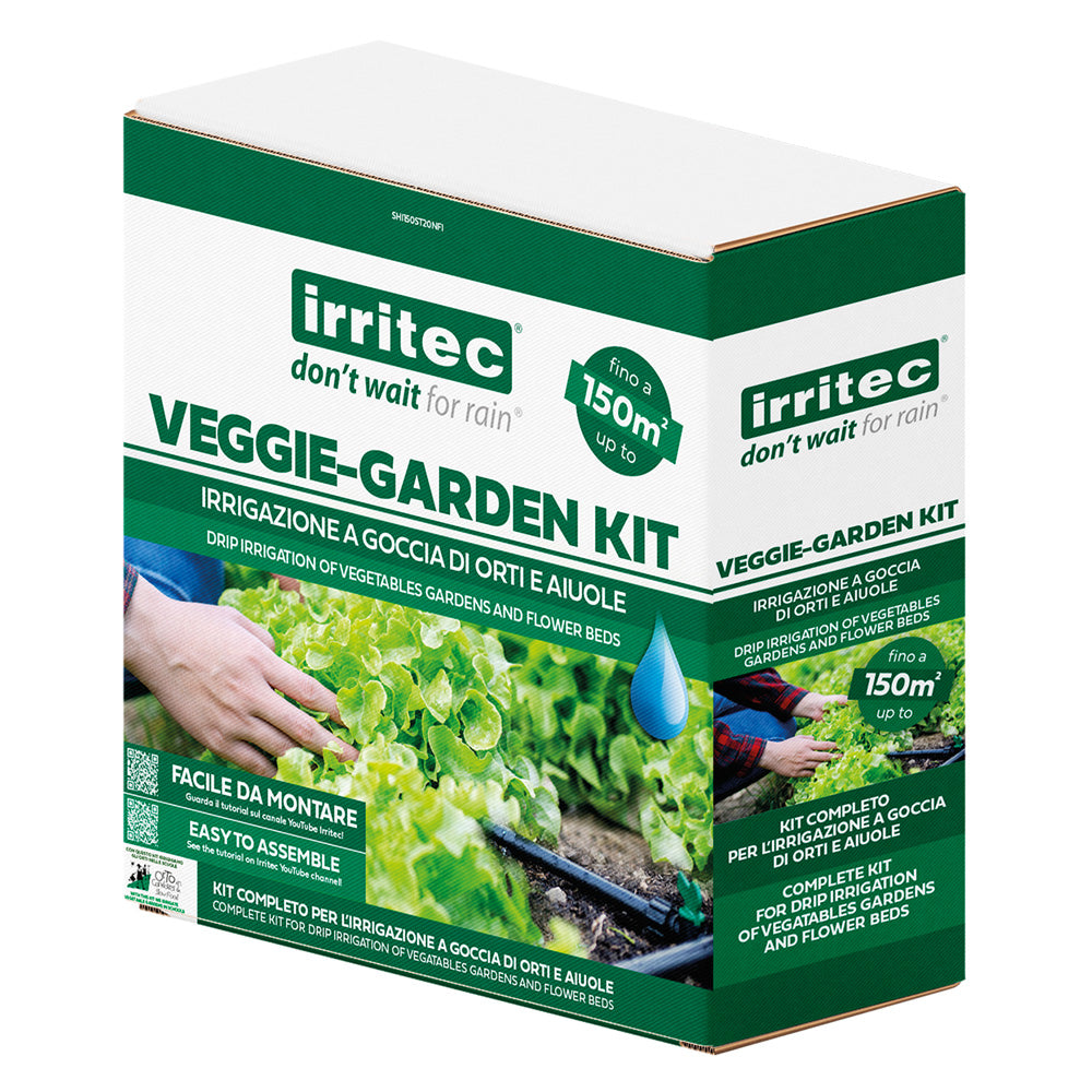 KIT IRRIGAZIONE PER ORTO 'VEGGIE-GARDEN' copertura fino a 150 m2 IRRITEC