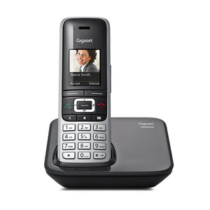 GIGASET PREMIUM 100 (NERO) - TELEFONO CORDLESS - DISPLAY A COLORI - VIVAVOCE FULL DUPLEX - USB X SINCRO DATI CON PC