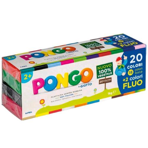 GIOTTO PONGO PASTA DA MODELLARE 1KG COLORI ASSORTITI