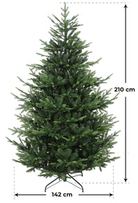 Albero di Natale Artificiale 240 cm 3423 Rami Verde