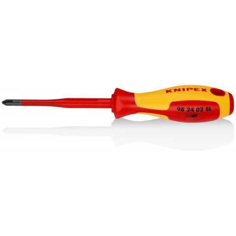 GIRAVITI PER ELETTRICISTI 212MM PER VITI CON IMPRONTA A CROCE PHILLIPS - KNIPEX 982402