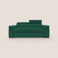 Divano Letto 3 Posti 240x100x95 cm in Tessuto Verde