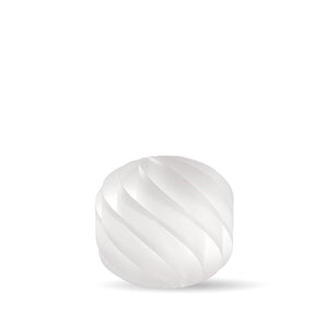 Lampada Da Tavolo Globe 1 Luce In Polilux Bianco D15 Made In Italy