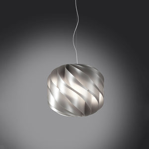 Sospensione Moderna Globe 1 Luce In Polilux Silver D25 Made In Italy