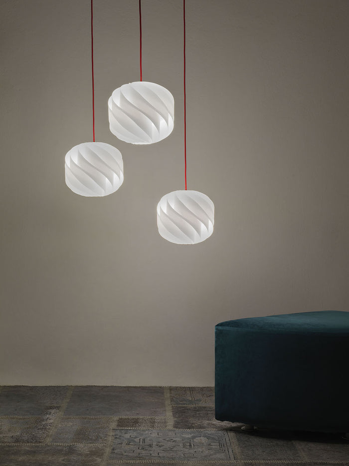 Sospensione Moderna Globe 1 Luce In Polilux Bianco D25 Made In Italy