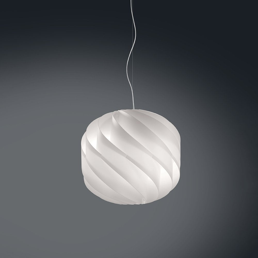 Sospensione Moderna Globe 1 Luce In Polilux Bianco D40 Made In Italy