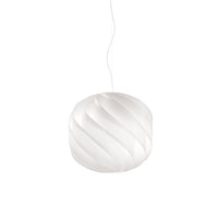 Sospensione Moderna Globe 1 Luce In Polilux Bianco D40 Made In Italy