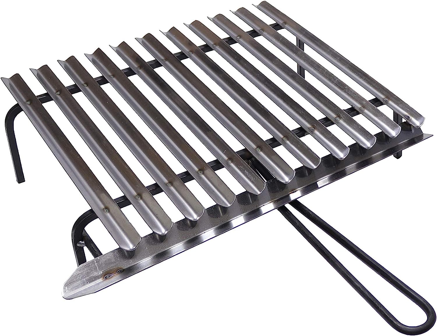Graticola griglia acciaio inox per barbecue cm 40x35