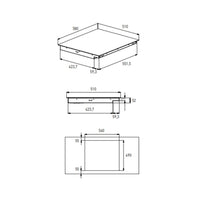 GRUNDIG GIEI623472MN Piano cottura induzione 60