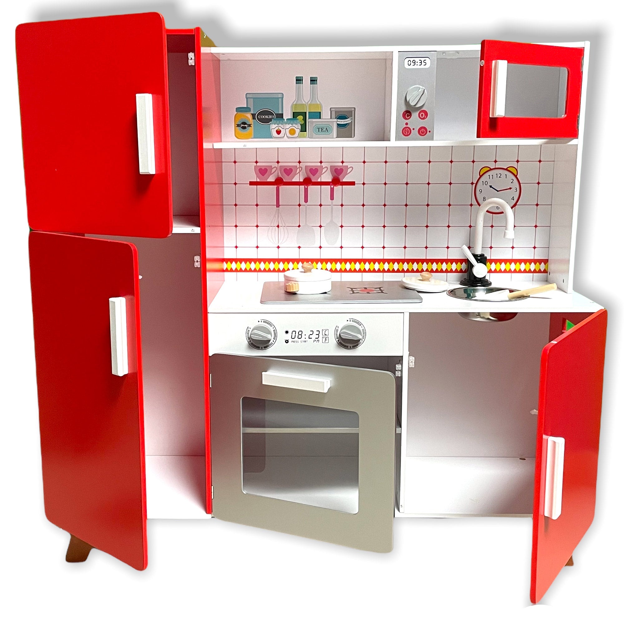 Cucina Giocattolo per Bambini 80x27x82 cm in Legno