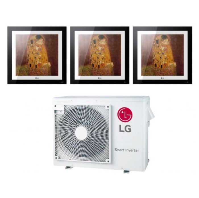 Climatizzatore Condizionatore LG Trial Split Inverter serie ARTCOOL GALLERY 9+12+12 con MU3R21 R-32 Wi-Fi Optional 9000+12000+12000