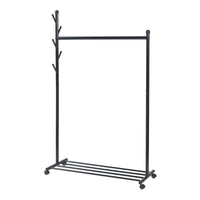 Stand Appendiabiti Snà¥sa con Rotelle 170x105x43 cm Metallo Nero [en.casa]