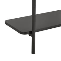 Stand Appendiabiti da Parete Bremanger 162 x 60 x 26 cm Nero [en.casa]