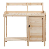 Banco di Lavoro per Giardinaggio Alessano in Legno 110x107x46 cm casa.pro