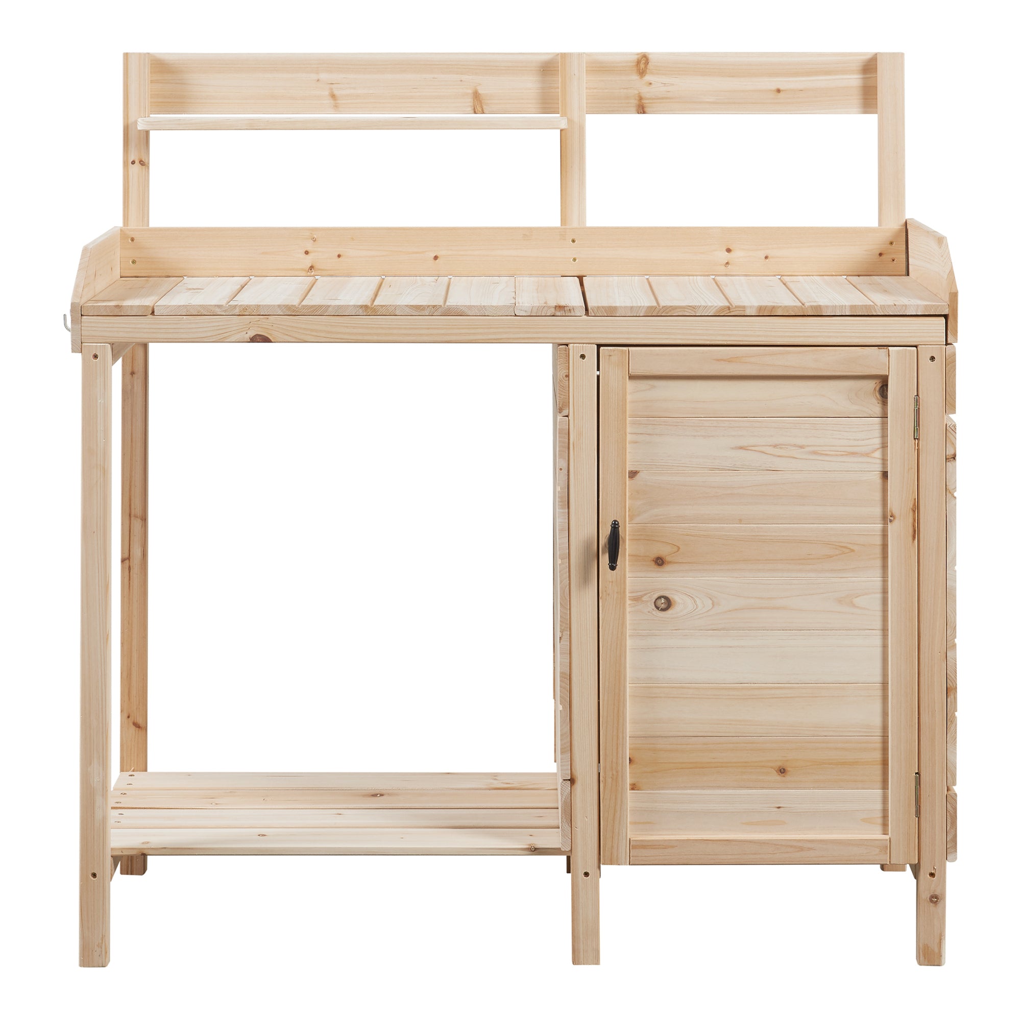 Banco di Lavoro per Giardinaggio Alessano in Legno 110x107x46 cm casa.pro