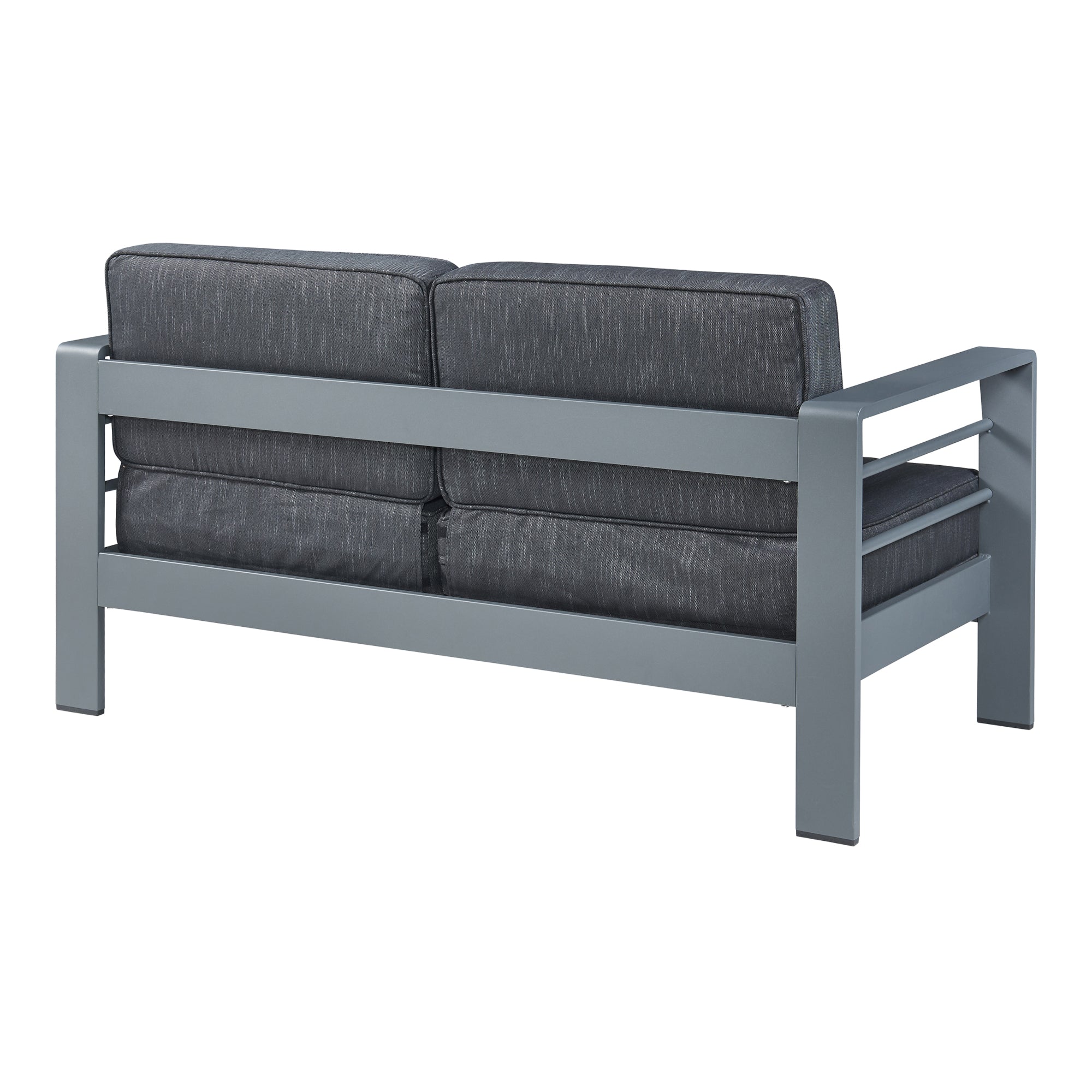 Divano da Esterno Avise Sofà  Outdoor 144x70x62 cm Antracite/Grigio casa.pro