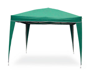 Gazebo smontabile con borsa per il trasporto 3x3 mt acciaio e poliestere verde 160 gr/m2 Fredi Opip