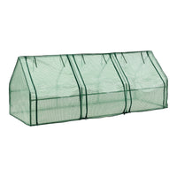 Mini Serra 'Hà¶flein' da Balcone/Terrazza (LxPxA) 240 x 90 x 90 cm Copertura Reticolata Verde - Forma di Casetta