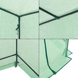 Serra da Giardino/Balcone 'Vlaardingen' (LxPxA): 198 x 78 x 180 - 200 cm Telo di Copertura Verde Reticolato [en.casa]