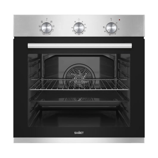 Giove forno incasso elettrico multifunzione inox timer meccanico