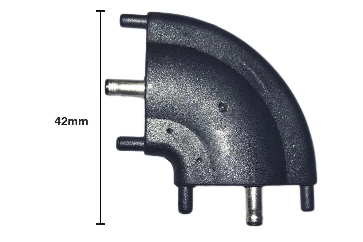 Giunto Angolare a L Connettore 3.5x1.35mm 12V DC Per Barra Led Sottopensile Cucina Armadio