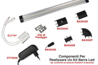 Giunto Angolare a L Connettore 3.5x1.35mm 12V DC Per Barra Led Sottopensile Cucina Armadio