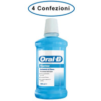 Oral b colluttorio fluorinse protezione anti-carie al fluoro 4 confezioni da 500 milliliters