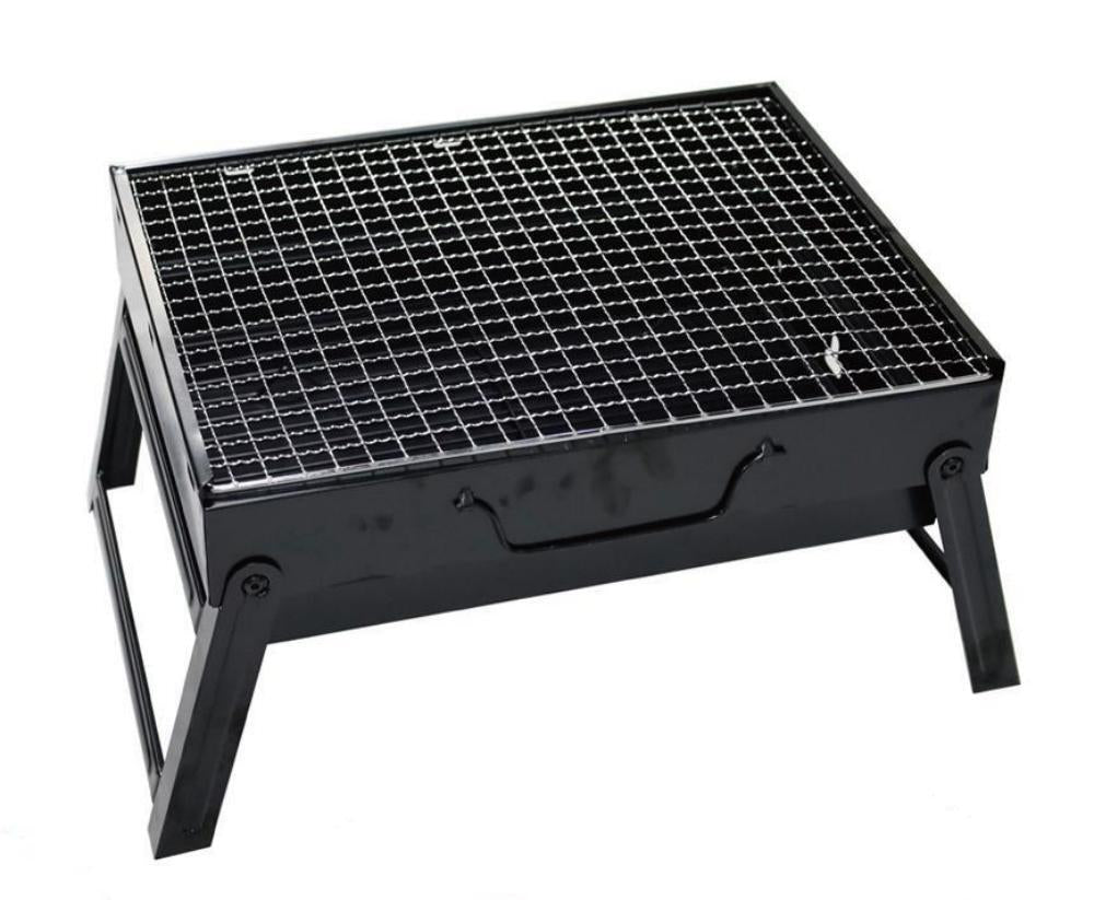 Griglia Barbecue da Tavola a Carbonella BBQ Carbon 35X27X20cm Ferro Nero