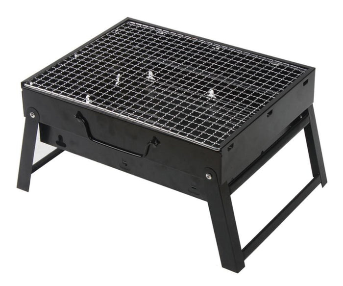 Griglia Barbecue da Tavola a Carbonella BBQ Carbon 43X28X22cm Ferro Nero