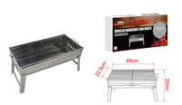 Griglia Barbecue da Tavola a Carbonella BBQ Carbon 45X23X22cm Acciaio Inox