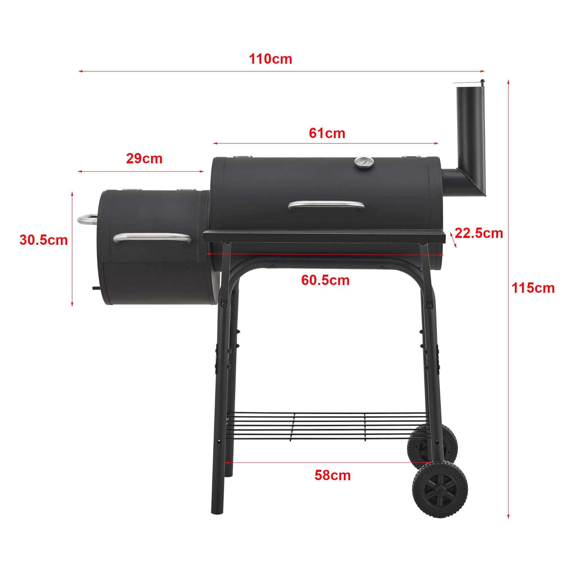 Smoker Grill Arielli Portatile casa.pro