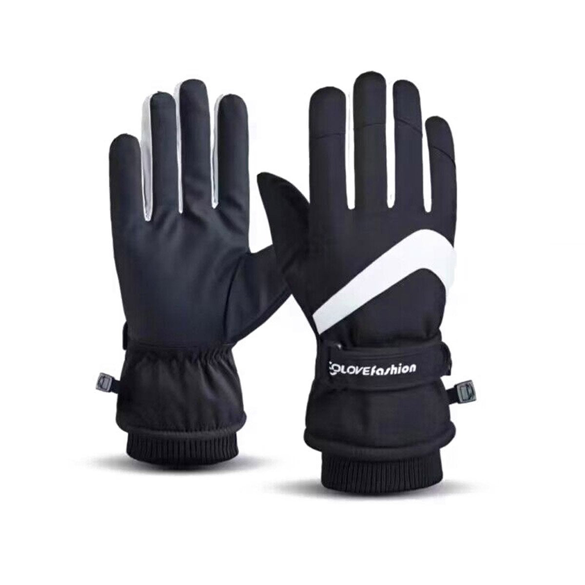 Guanti Invernali Donna Guanti Da Sci Moto Ciclismo Touch Screen Taglia Unica Colore Nero