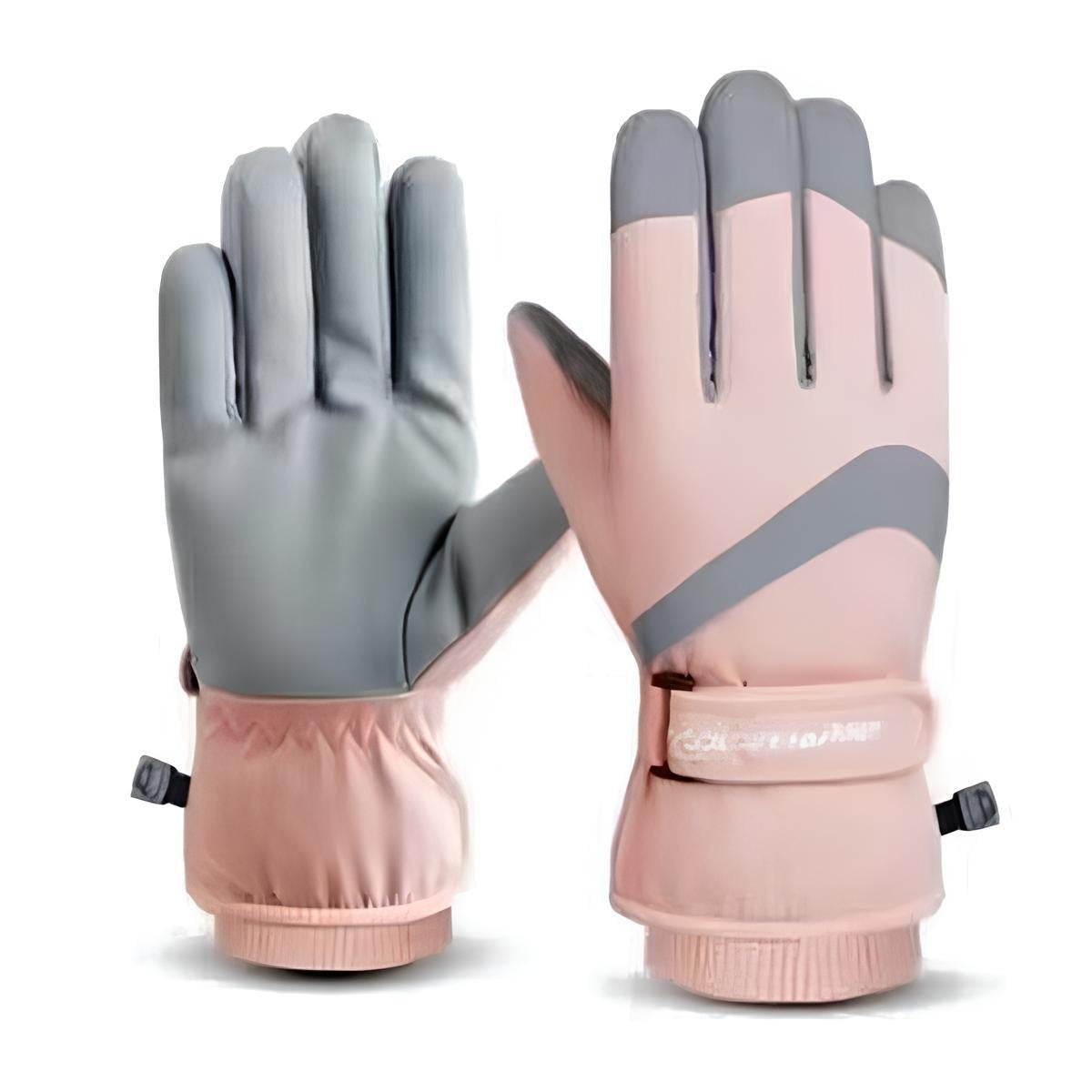 Guanti Invernali Donna Guanti Da Sci Moto Ciclismo Touch Screen Taglia Unica Colore Rosa Chiara