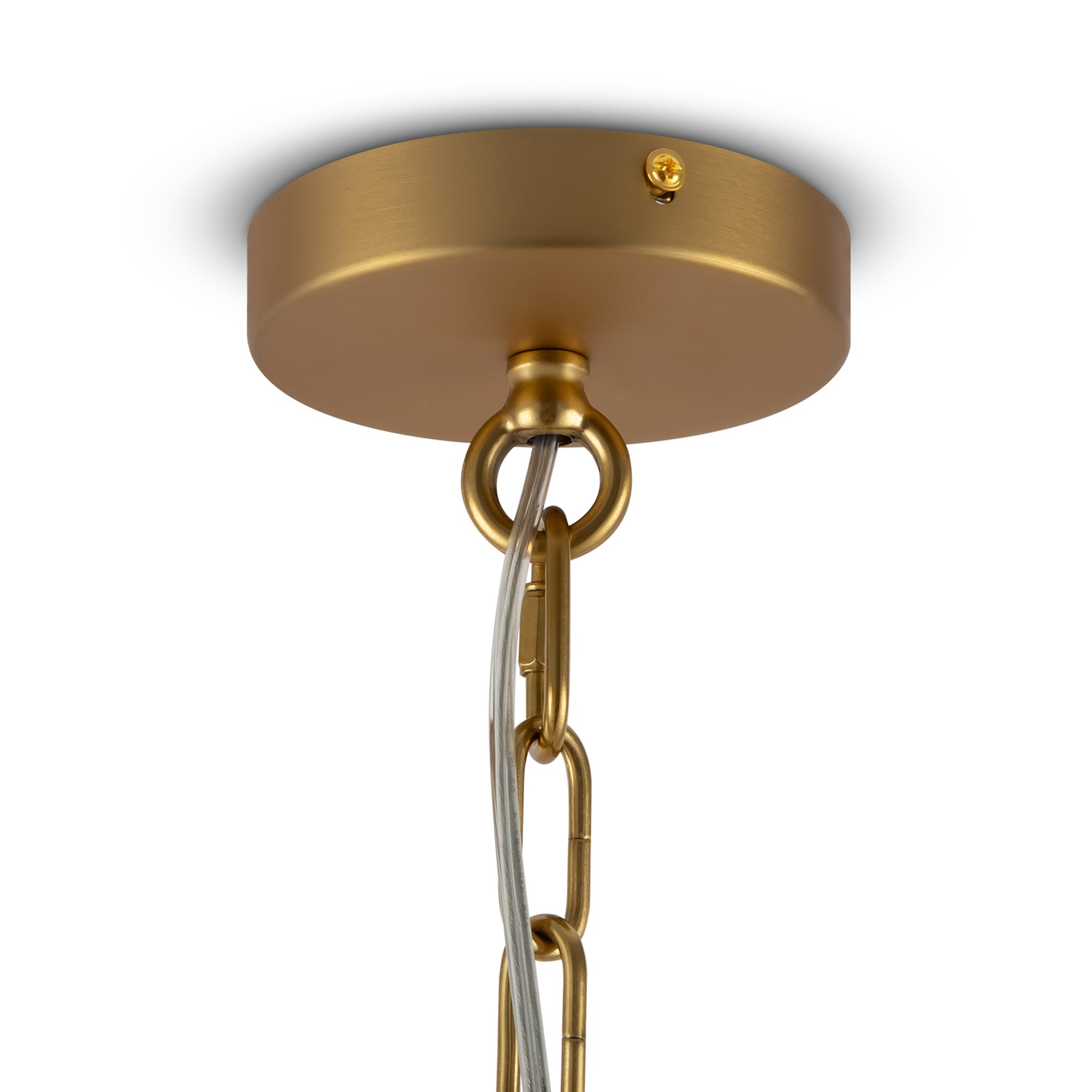 Lampada pendente House in Metallo Bowi Oro