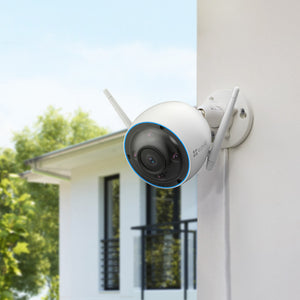 Telecamera WiFi Esterno,  Visione Notturna a Colori, IP Camera, Intelligenza Artificiale EZVIZ H3 3k 