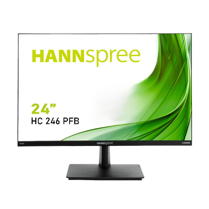 HANNSPREE HC246PFB - 24"" MONITOR LED FHD - MULTIMEDIALE - VGA - HDMI - DISPALY PORT