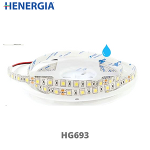 STRIPLED SMD5050 14,4W/MT 1310LM/MT 6000°K 240LED/MT 24V LARGHEZZA STRISCIA 10mm LUNGHEZZA BOBINA