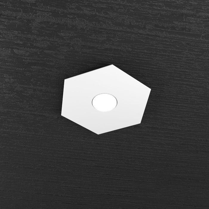 HEXAGON APPLIQUE-PLAFONIERA 1 LUCE BIANCO 1142-1L-BI