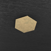 HEXAGON APPLIQUE-PLAFONIERA DECORATIVO FOGLIA ORO 1142-1D-FO