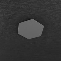 HEXAGON APPLIQUE-PLAFONIERA DECORATIVO GRIGIO ANTRACITE 1142-1D-GA