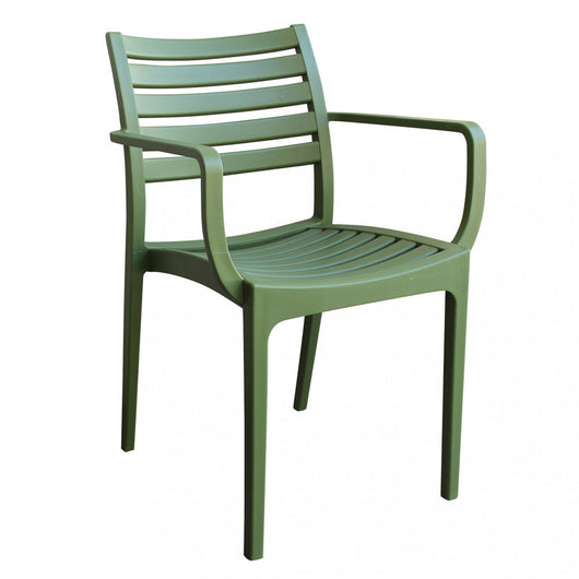 Poltrona Eveline 58,5x55,2x84 cm  in Polipropilene Verde